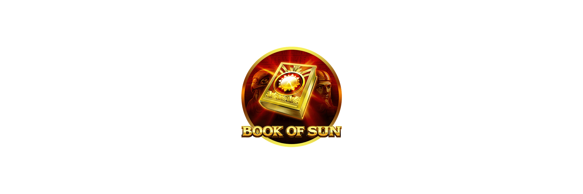 Book of sun slot logo.