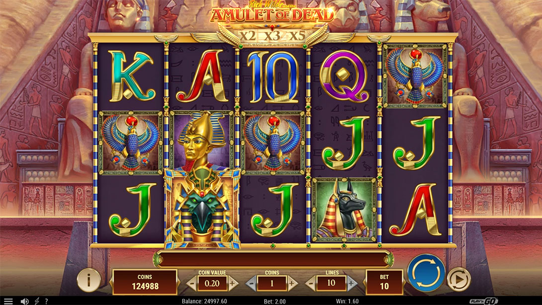 Rich Wilde and the Amulet of Dead Slot Demo. 