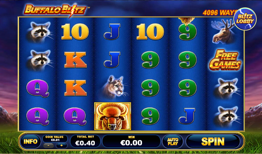 Buffalo Blitz Slot Machine. 