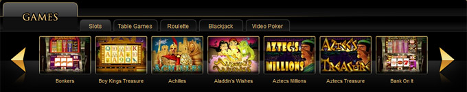 Grand Fortune casino games. 