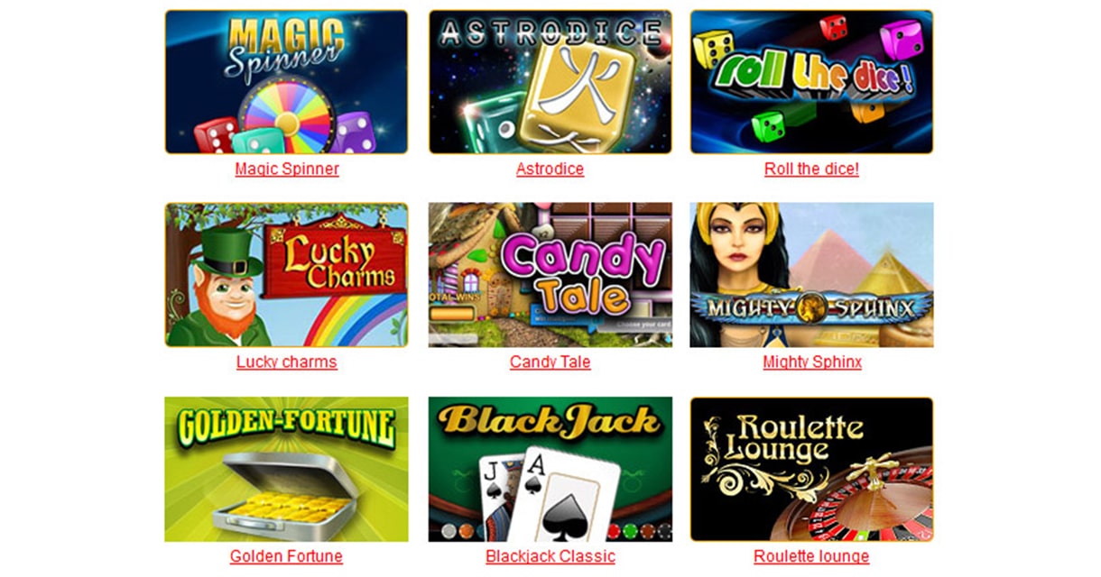 Prime Fortune casino games. 